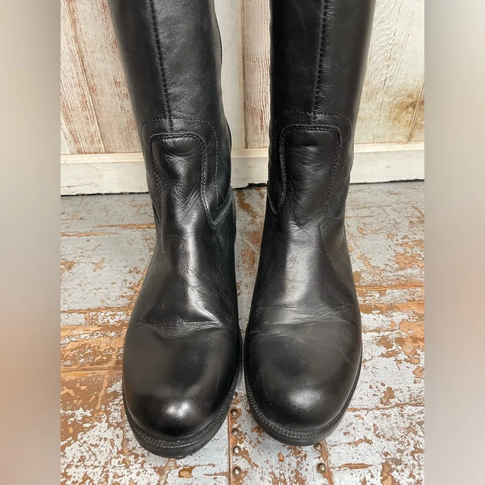 Rose Noire Italia Over The Knee Leather Boots